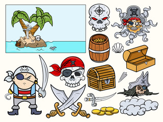 Pirate Illustrations