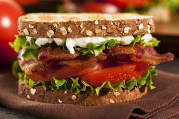 Fresh Homemade BLT Sandwich