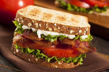 Fresh Homemade BLT Sandwich