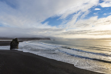 Late Afternoon at the Spit of Dyrholaos, South Iceland