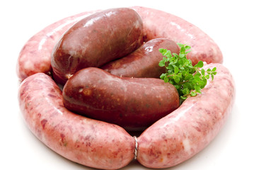 chorizo y morcilla