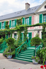 Haus von Claude Monet in Giverny, Frankreich
