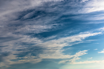 Sky with clouds, background.