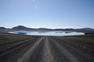 Fototapeta na wymiar Islande - Les lacs - Vatnaoldur