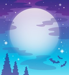 Obraz na płótnie Canvas Image with night sky topic 1