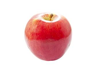 Red apple isolated on white background