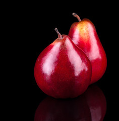 red ripe pears