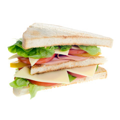 Sandwich isoliert
