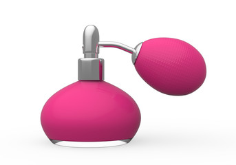 Bottle of Perfume Isolated