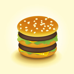 おいしいハンバーガー