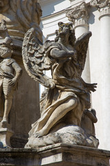 Vienna - Detail of baroque column