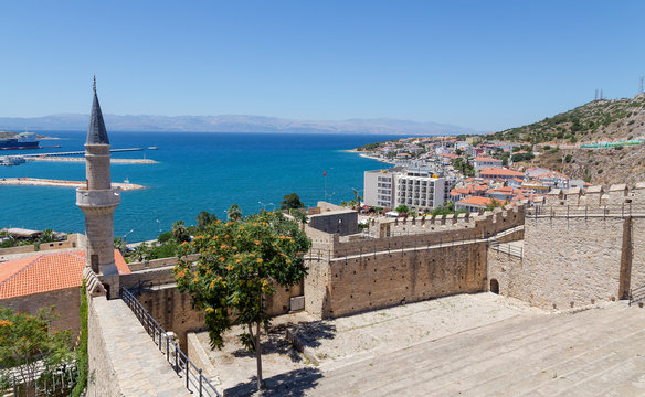 View of Cesme from the castle, Turkey