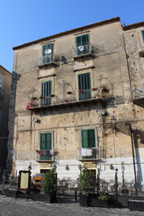 Fototapeta na wymiar Old House, Tropea, Kalabria, południowe Włochy