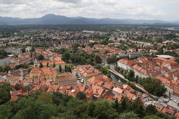Fototapeta na wymiar Ljubljana, Capitale de la Slovénie