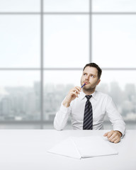 man thinking