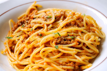 bolognese spaghetti