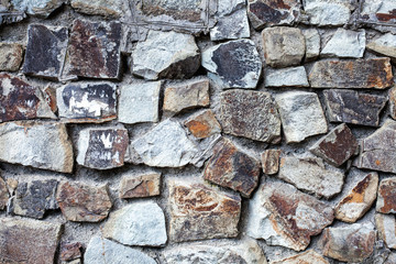 Wall from a stone