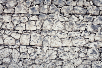 Wall from a stone