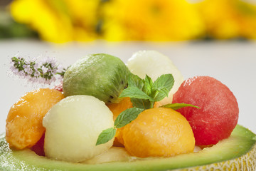 fruit salad - melon mix