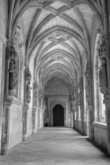 Toledo - Gothic atrium of Monasterio San Juan de los Reyes