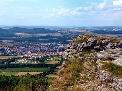Aussicht Staffelberg Oberfranken
