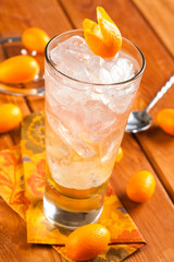 Drink with rum and vodka