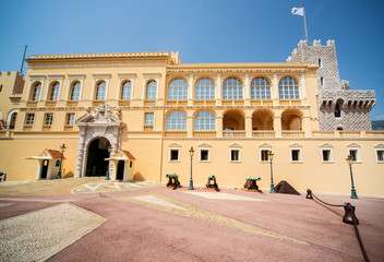 Fototapeta na wymiar Prince's Palace of Monaco