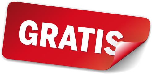 rotes label gratis