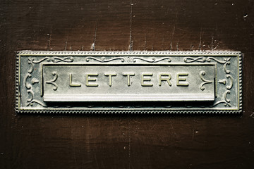 Antica cassetta della posta