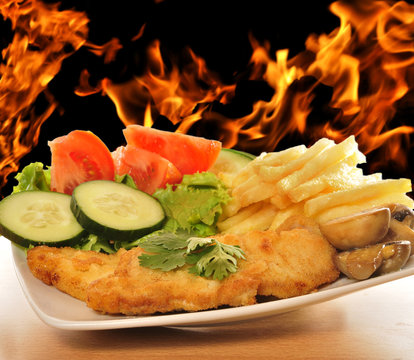 Pechuga de pollo.