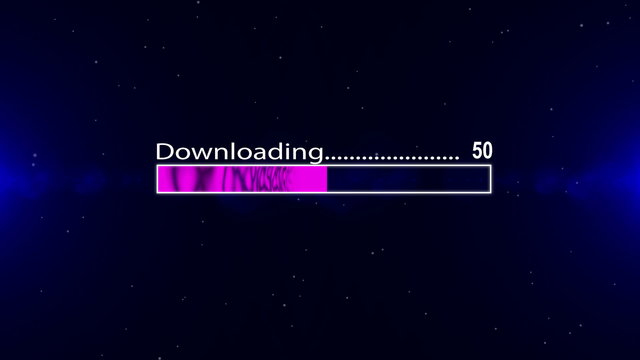 Downloading bar violet