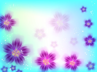 Obraz premium Beautiful flower background