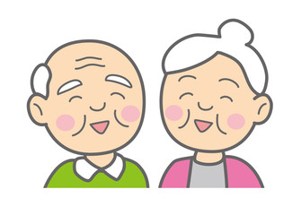 老人夫婦
