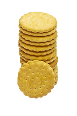Sweet cookies isolated on a white background
