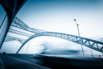 truck motion blur