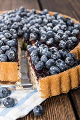 Fresh Blueberry Tart with fruits