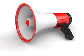 Megaphone (clipping path included)