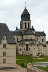 Fototapeta na wymiar Fontevraud Abbey - Loire Valley , France
