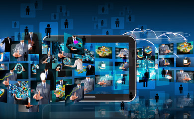 technology and business background