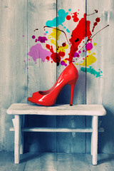 Red shoes - 55288064