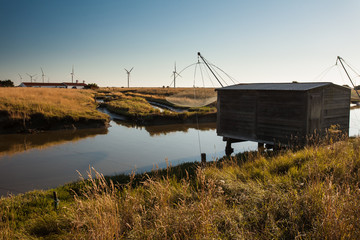 Pecheries du marais breton en Vendee