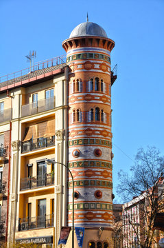Madrid, Casa de las Bolas, neomud&eacute;jar madrile&ntilde;o