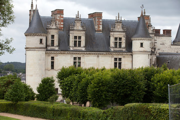Amboise castle .Valley of the river Loire. France