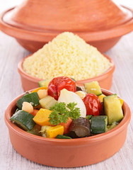 vegetable and semolina