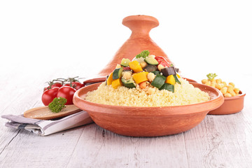 vegetable and semolina