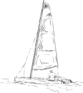 recommend clip art: Catamaran