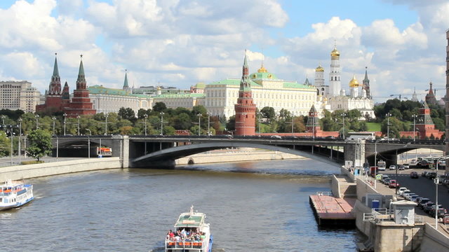 Moscow River and Kremlin Embankment