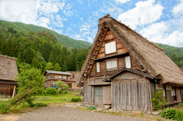 Fototapeta na wymiar Historical Japanese Village - Shirakawa-go