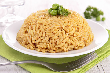 plate of rice