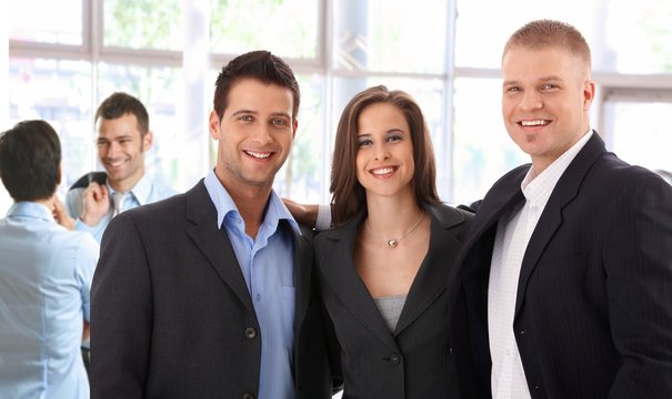 Portrait of successful business team